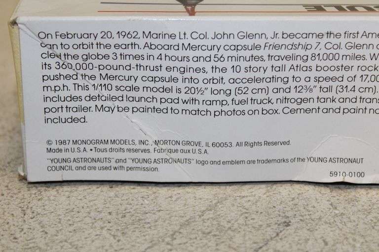 Vintage Model Aircraft Kits Auction Ohio