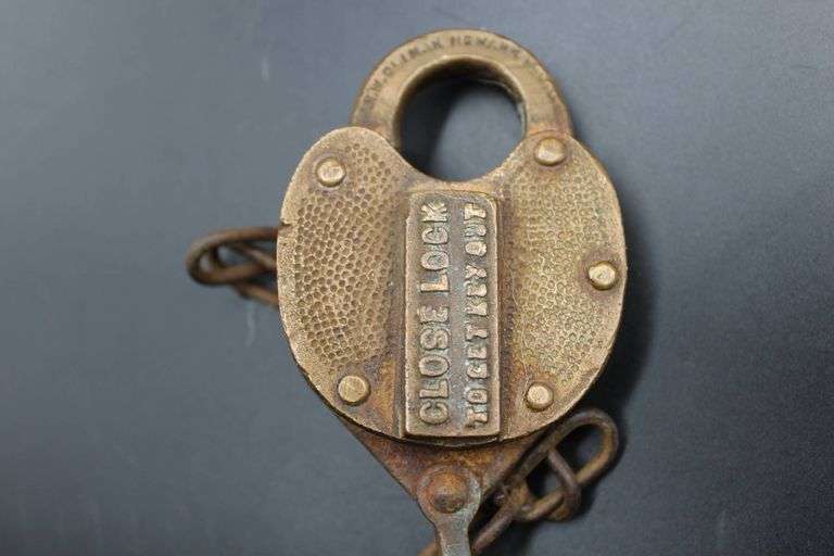 Vintage Padlocks, Including Western Union, Midget Six Lever, and G.T.R.