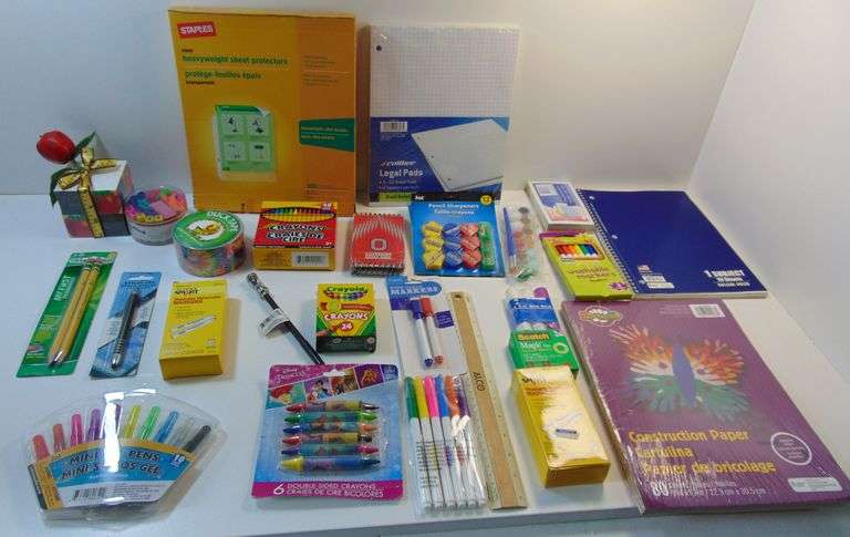 Large Lot Of New School/Office Supplies