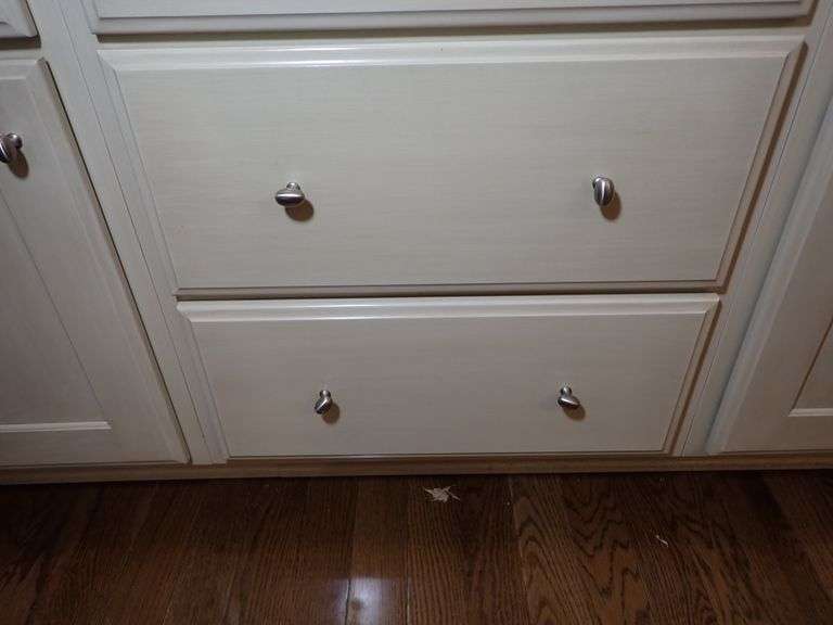 2 drawer cleanout - Pots & Pans - Glass Nesting Bowls - Strainers - Casseroles