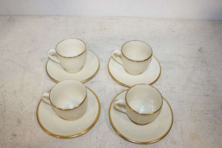 Lenox Demitasse Coffee Cups & Saucers