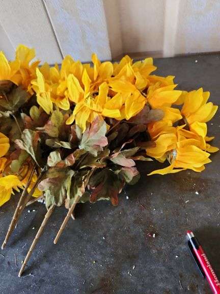 8 Ct. Artificial Yellow Flowers