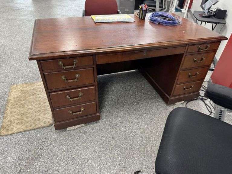 Desk, Chairs