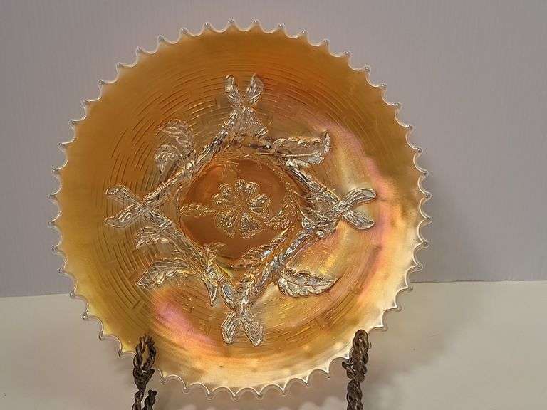 Dugan Apple Blossom Twigs Plate