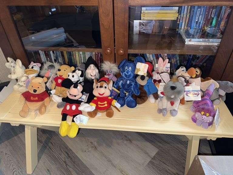 Assorted Disney Plush Toys (18 pcs)