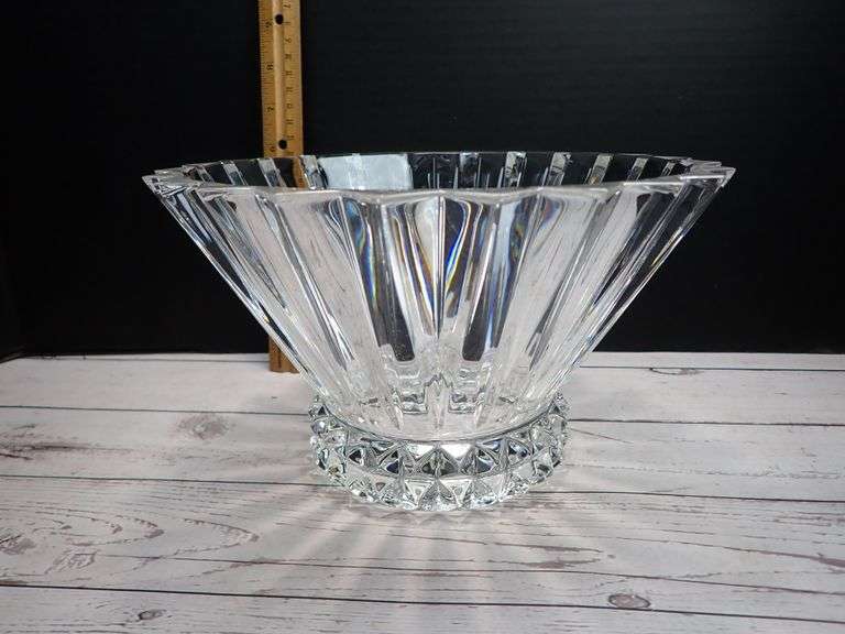 1970’s Signed Rosenthal Classic Germany Centerpiece Crystal Glass Bowl