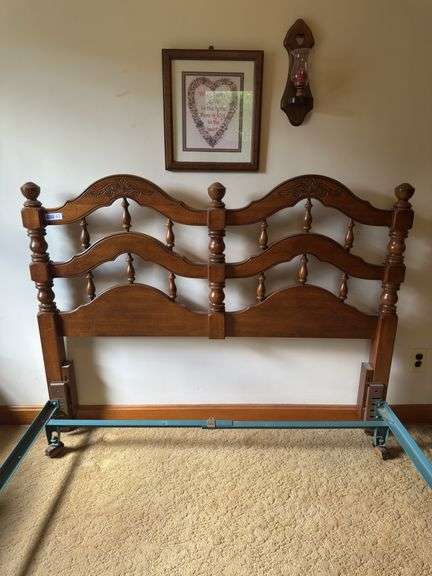 Wood Headboard & Frame