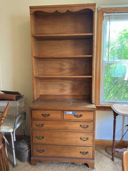 Wood 4 Drawer Cupboard