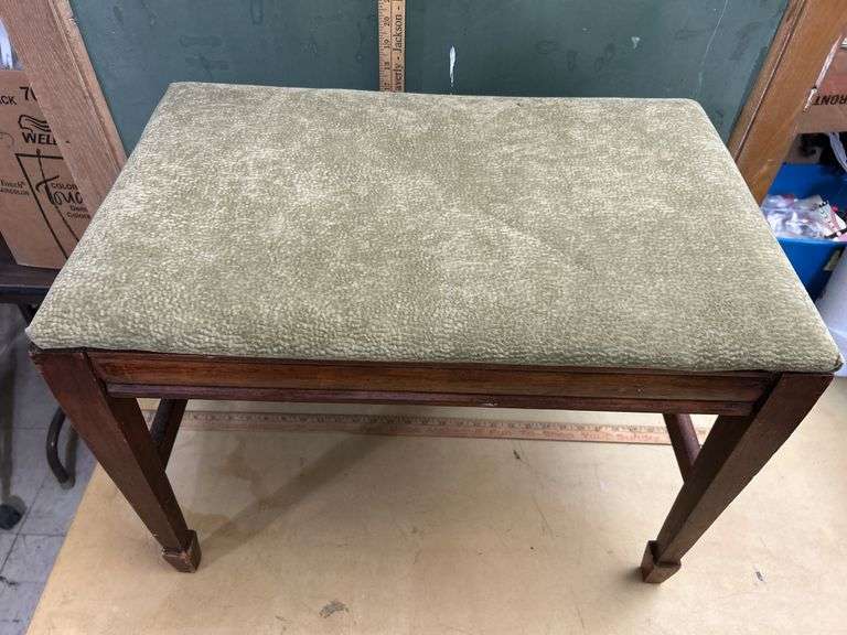 Wood Piano Bench 24"X16"X17.5"