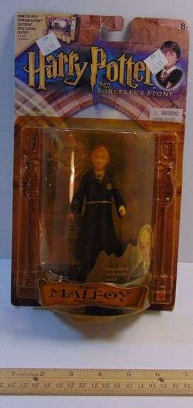 New Mattel2001 Harry Potter And The Sorcerers Stone "Malfoy" Action Figure