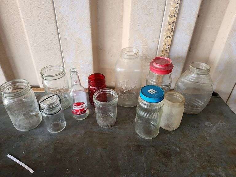 Assorted Canning Jars, Etc.