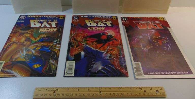 Lot of (3) Knightquest The Crusade Shadow of The Bat Comic Books