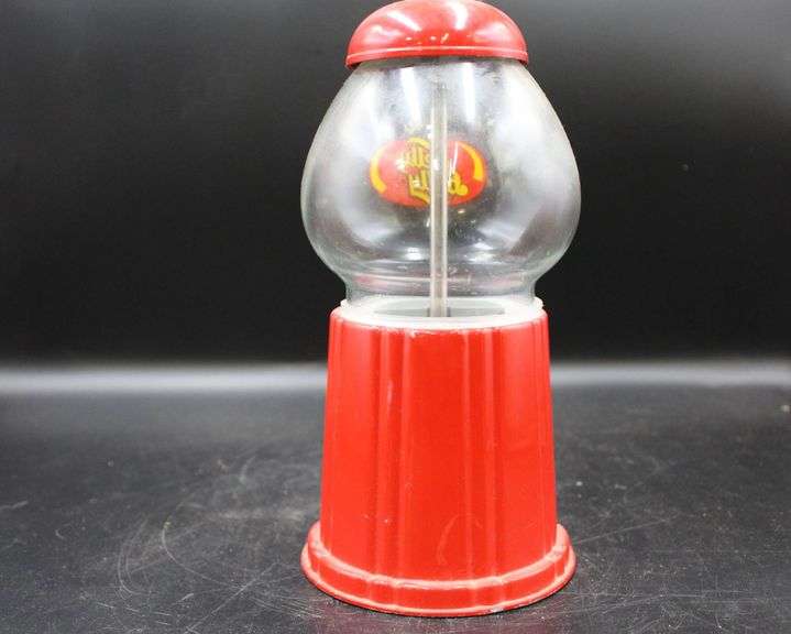 Jelly Belly Red Metal and Plastic Gumball Machine