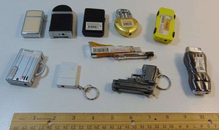 Lot of (10) Unique Lighters