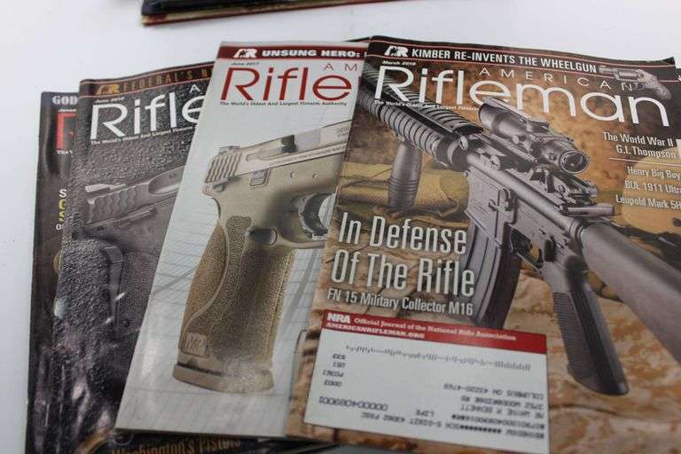 Collection of American Rifleman Magazines
