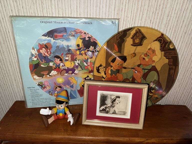 Walt Disney Pinnochio Collectibles