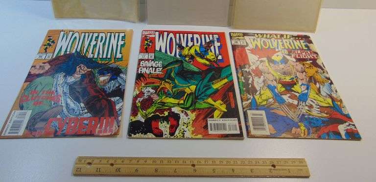 Lot of (3) Marvel Comics Wolverine Comic Books