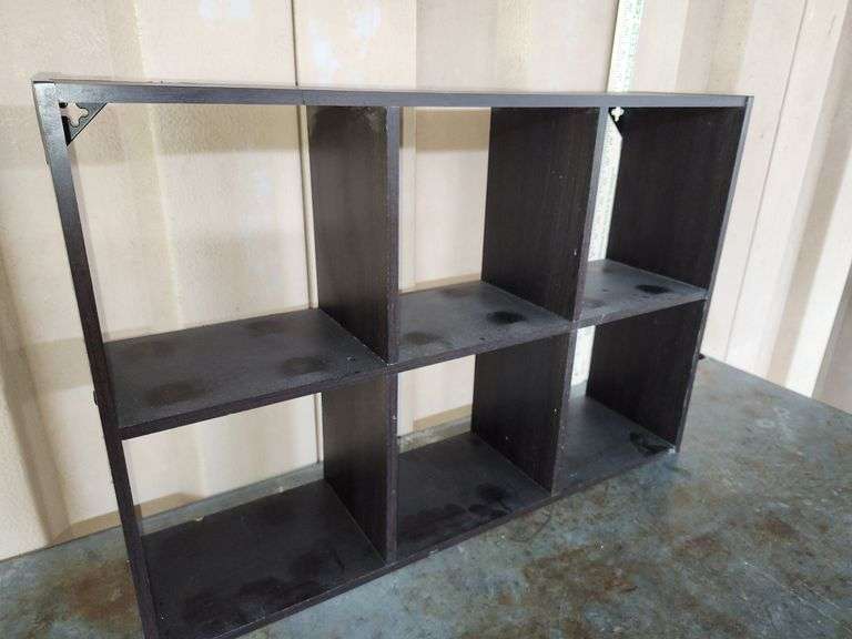 Small Sauder Cube Shelf