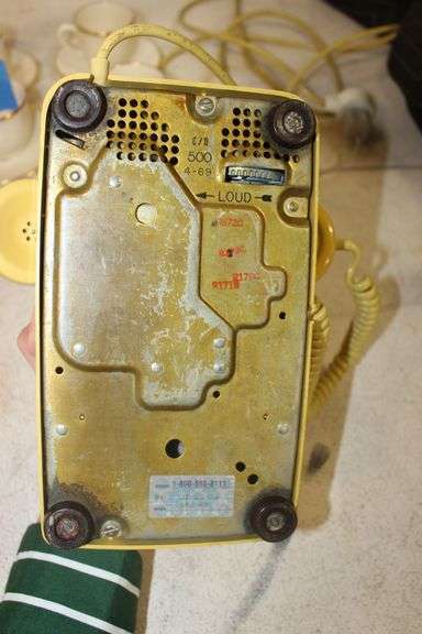 Vintage Yellow Telephone
