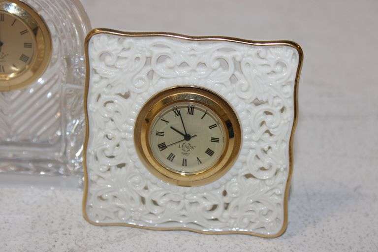 Lenox Clocks & Trinket Box