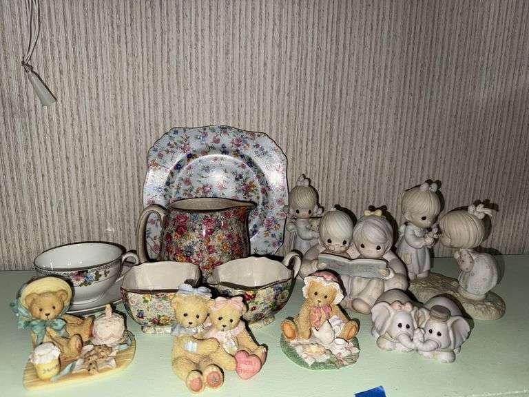 Vintage China, Bear Figurines & Precious Moments