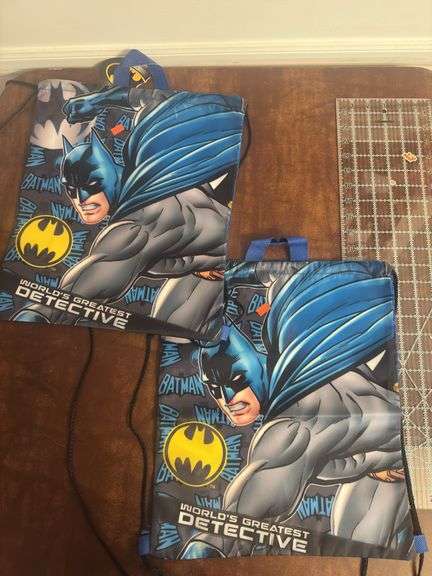 Batman Drawstring Bags - Auction Ohio