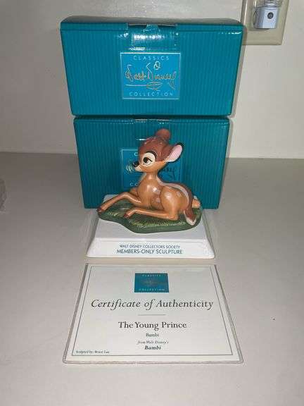 Disney Collector's Bambi & Base
