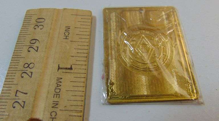 Vintage Zodiac Alchemy Symbols Occult Aurum Metal