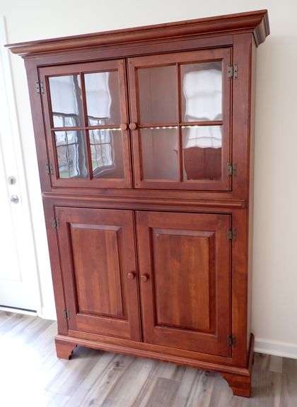 Lexington Furniture Old Salem Kitchen Pottery Cabinet designed by Bob Timberlake - Contents not incl
