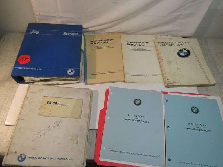 Owners personal collection additional BMW special tools manuals and