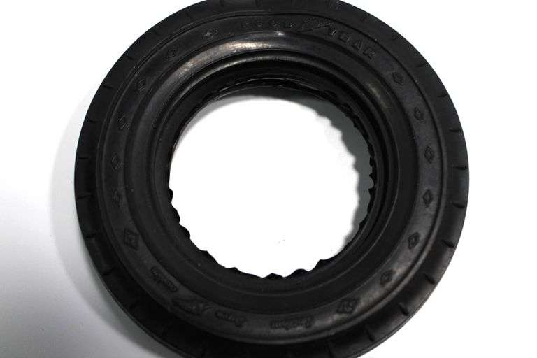 Set of Three Decorative Rubber Tires, Includes Firestone Model
