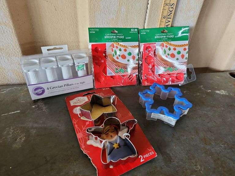 Cookie Cutters, Cake Pillars, & Silicone Molds