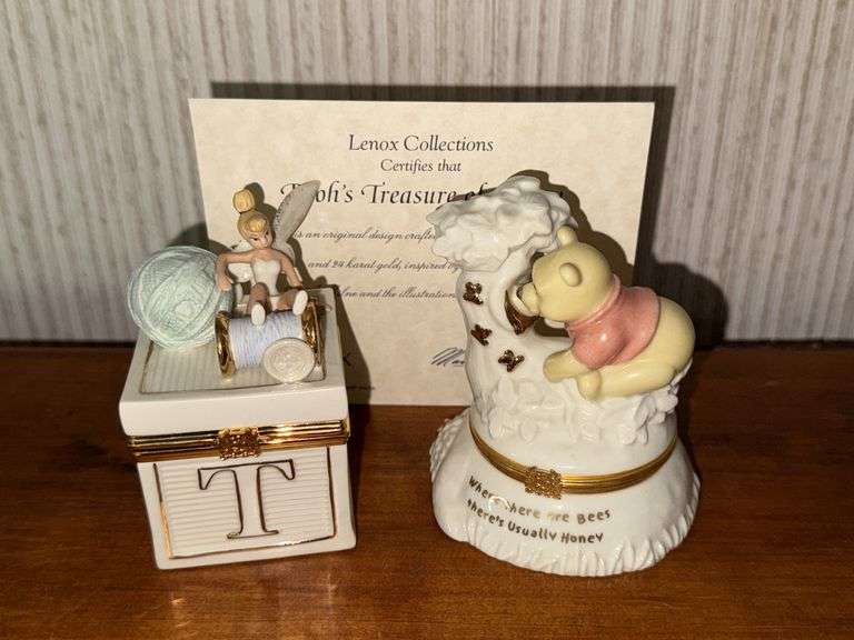 Lenox Pooh Treasure Box & Tinkerbell’s Treasure Dish