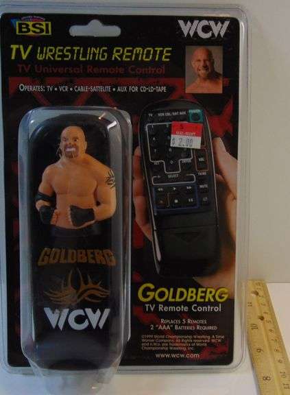 BSI 1999 WCW Goldberg TV Wrestling Remote