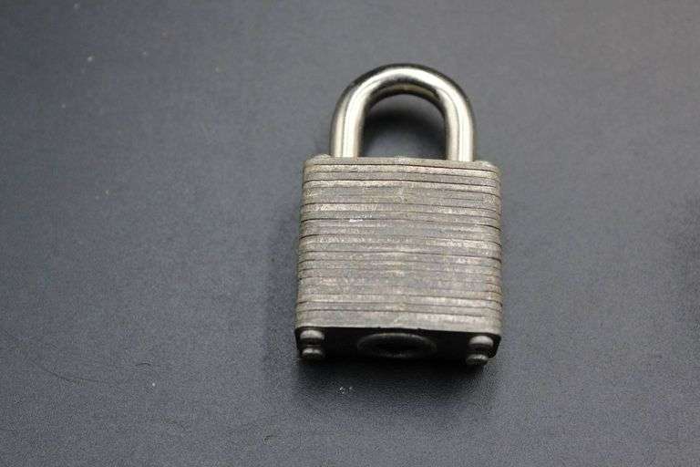 Master Antique Brass Padlock and Key Set with Additional Steel Padlock
