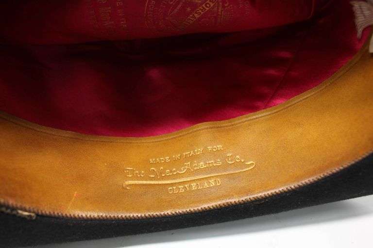 Black Felt Fedora by Borsalino for The MacLennan Co., Made in Italy
