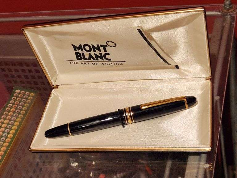 MONTBLANC Meisterstück Gold-Coated PIX Ballpoint Pen w/presentation box
