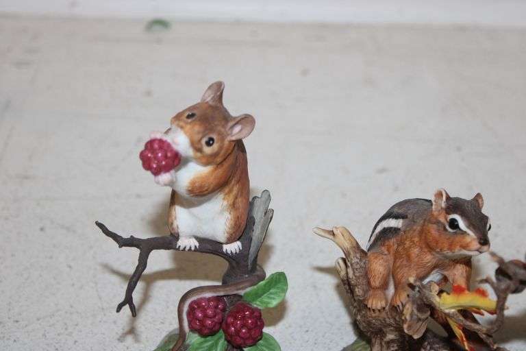 Lenox White-Footed Mouse & Eastern Chipmunk Figures