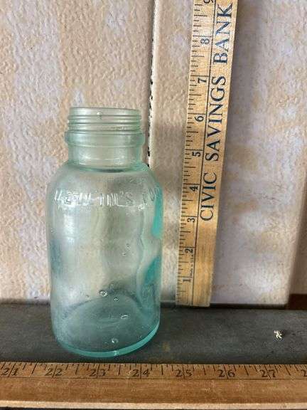 Vintage Mellin's Food Co. Boston U.S.A. Large Size Glass Bottle
