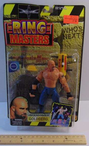 New Vintage 1999 Toy Biz Ring Masters "Jackhammer" Goldberg Poseable Action Figure