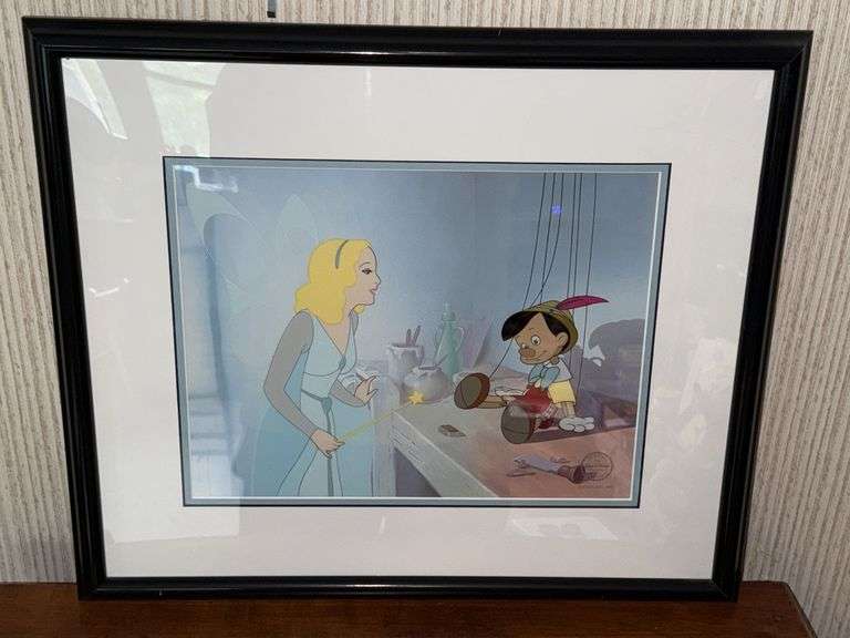 Framed Pinocchio “The Gift of Life” Serigraph