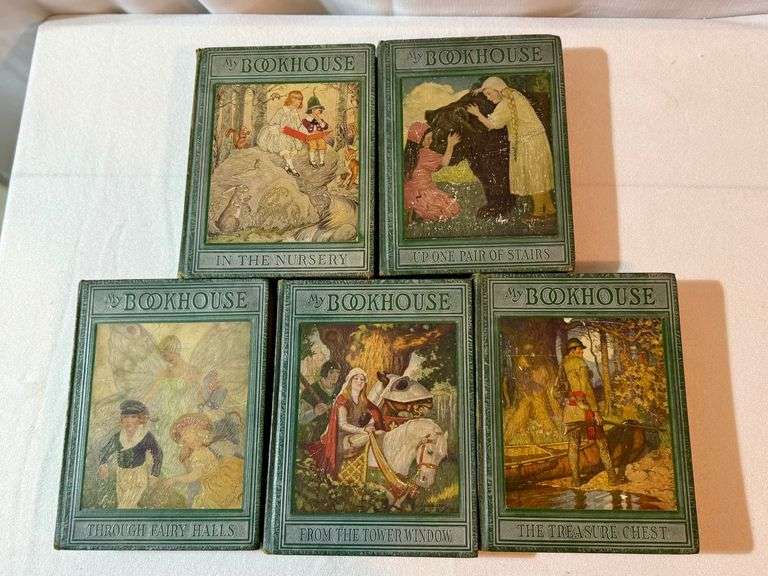 Set of 5 Antique “My Bookhouse” Books
