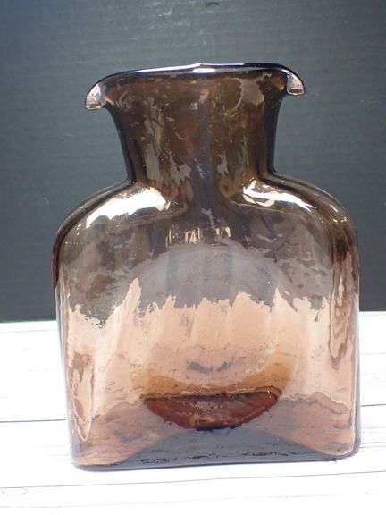 Blenko Water Bottle (Standard): 8" tall, 6.5" wide, holds 36 fluid ounces