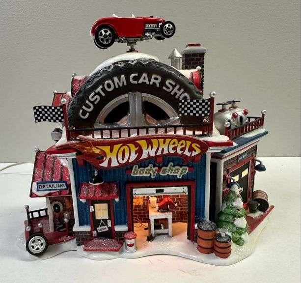 Dept 56 Hot Wheels Custom Car Shop Auction Ohio dept-56-hot-wheels-custom-car-shop-auction-ohio