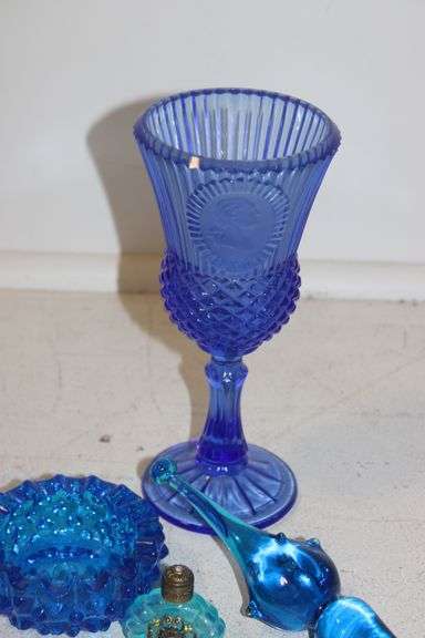 Blue Glassware