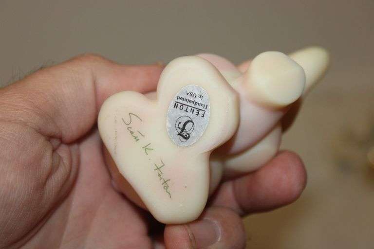 Fenton Satin Glass Elephant