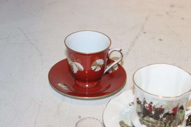 Demitasse China Cup & Saucer Sets