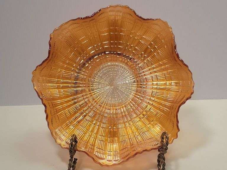 Fenton Plaid Ruffled Bowl