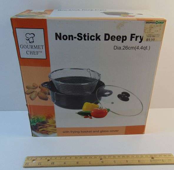 New Gourmet Chef Non-Stick Deep Fryer