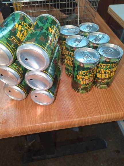 Mash beer cans -empty